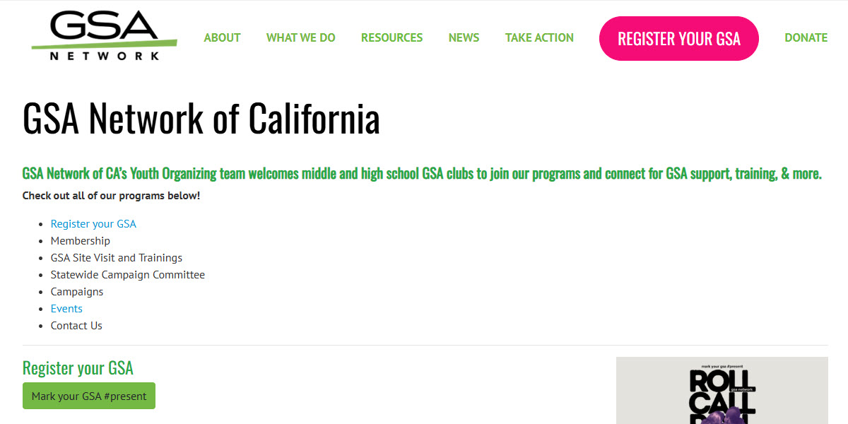 GSA Network of California