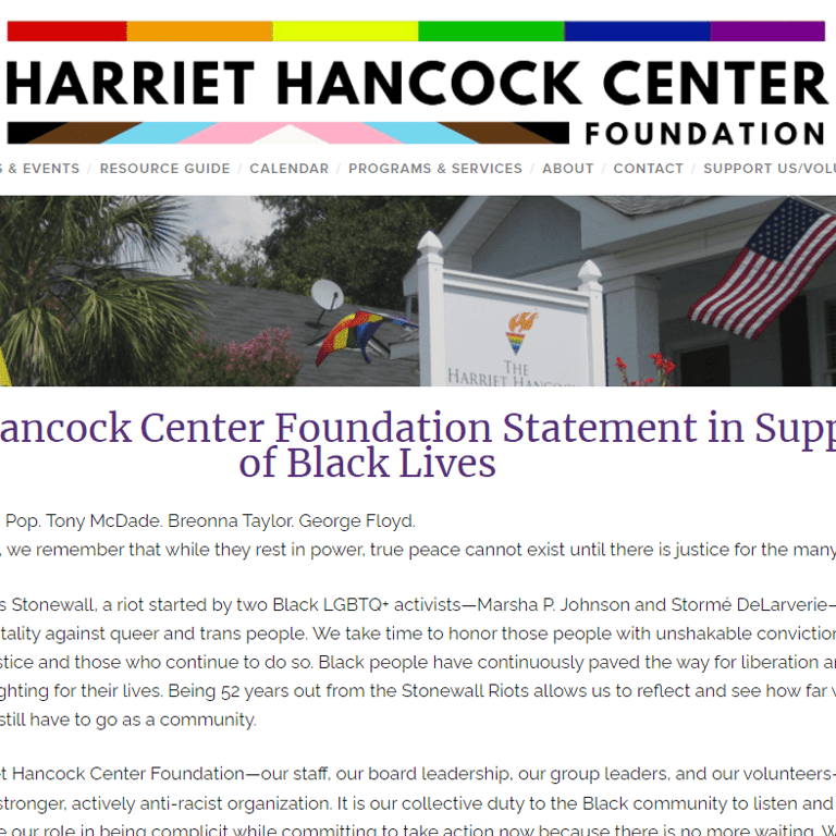 LGBTQ Nonprofits Near Me - Harriet Hancock LGBT Center